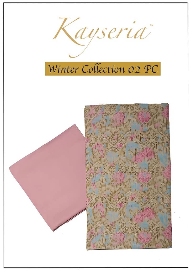 Kayseria Winter Collection for Women|Unstitched Khaddar Fabric 5