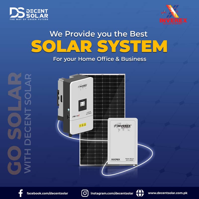 Solar Plates | Solar Panel | Solar Complete Solution inverex 20 KW 14