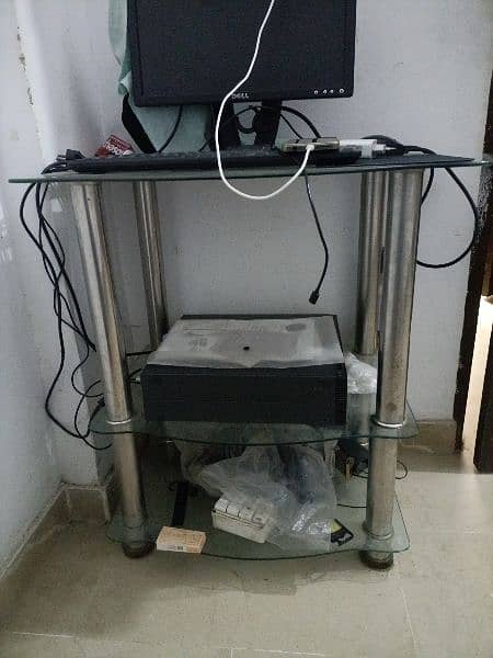 fully strong glass table for computer 1