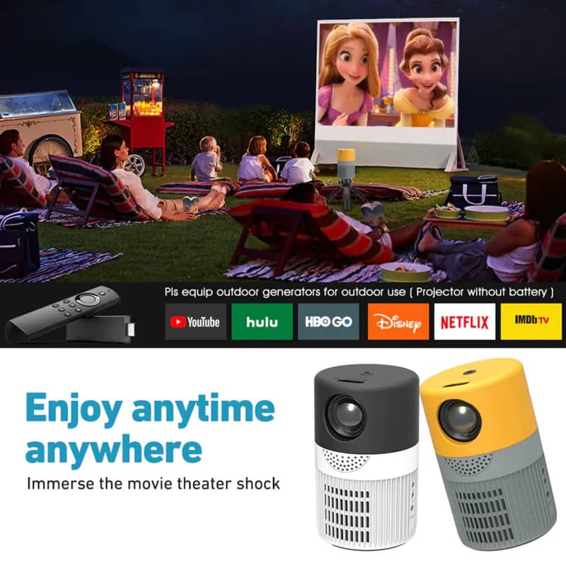 Mini Wireless Mobile Projector for Movies, TV shows 1