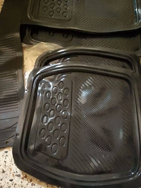 car floor mats PVC or unused 4