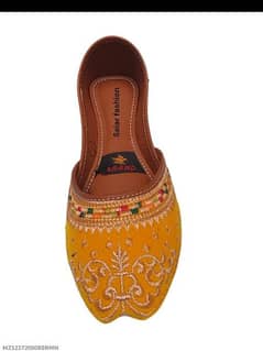 Women's PU Leather Sequins Fancy Khussa.