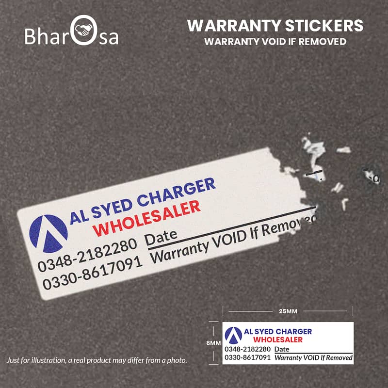 Customized Warranty VOID If Removed Stickers Printing Service 3