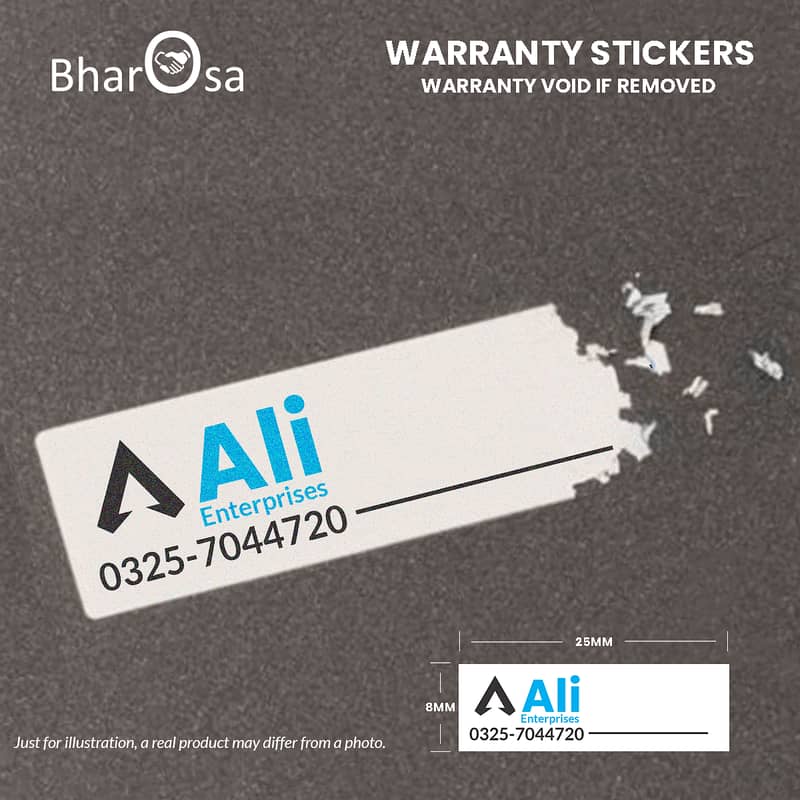 Customized Warranty VOID If Removed Stickers Printing Service 8