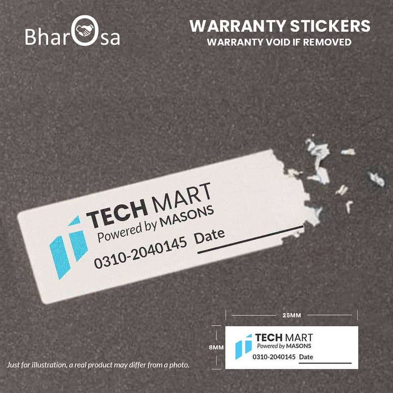 Customized Warranty VOID If Removed Stickers Printing Service 11