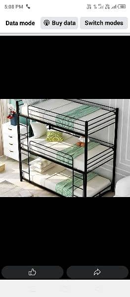 kids/elders folding metal steel bunker beds lifetime warranty 3