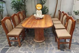 Diyar Dining Table with 8 chairs