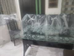 Dining table 6 chairs (Kekar wood)