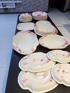 Plastic dinner set