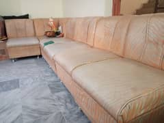 L shaped sofa set