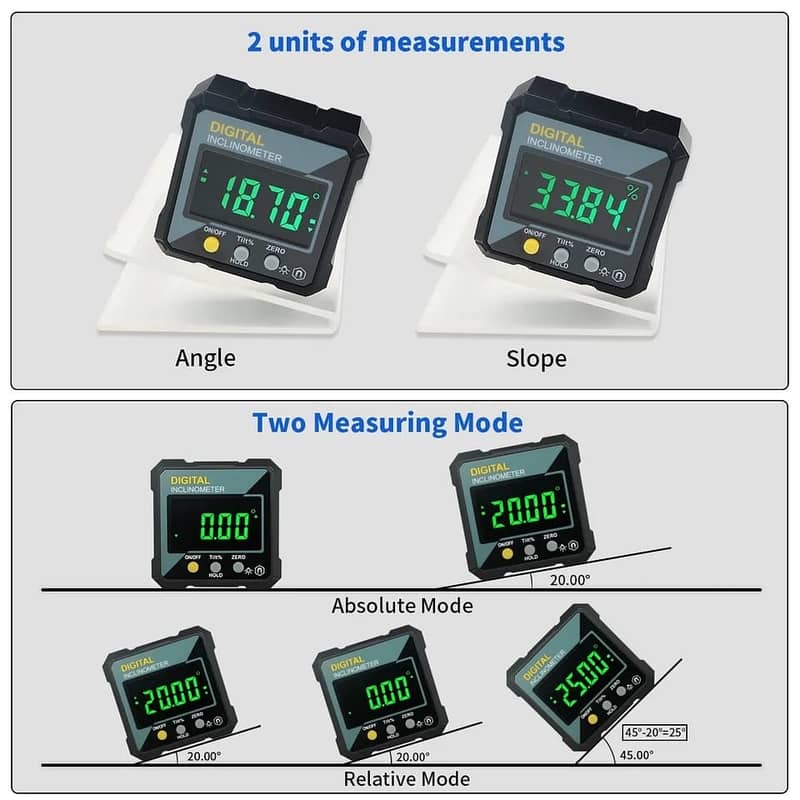 Digital Level Meter Inclinometer 6