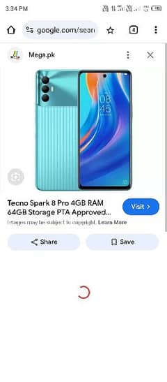 tecno spark 8 pro 4/64