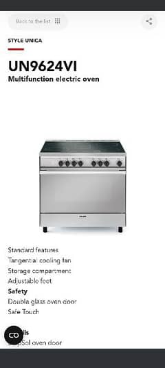 glem gas electric oven