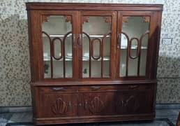 Showcase and Dressing Table for sale