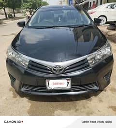 Toyota Corolla GLI 2017 automatic baqi pese 1 sall k time pe