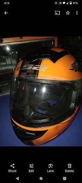 LS2 HELMET (size XL, With one Extra VISOR free) 2