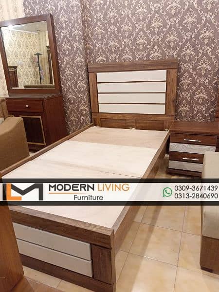 Modern Single bed one side table best quality 3