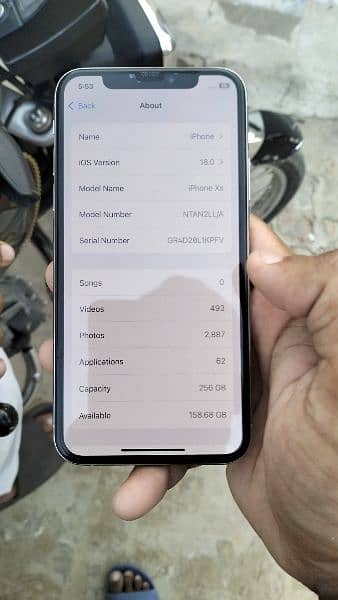 I Phone XS 256GB Water Pack 10/10 condition non PTA LLA model 0