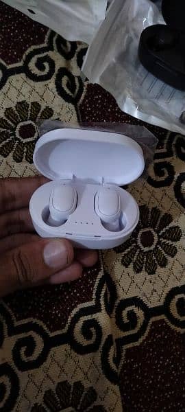 Brand new A6s airpods white & black color (03480308334) 0