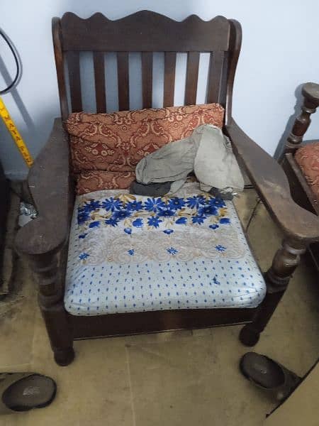 Wooden Sofa Set for Sale 2