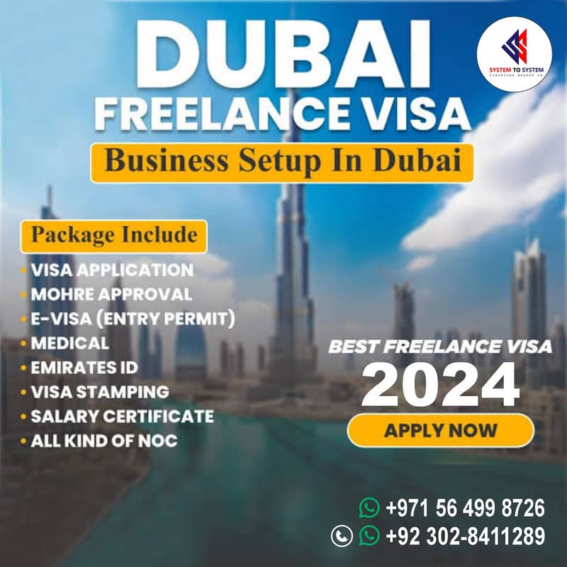 Dubai 2 Year Work Visa - Azad Visa - UAE Freelance Visa 2