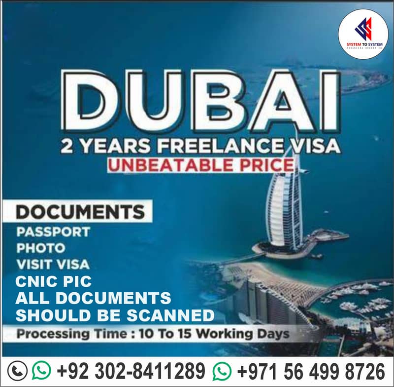 Dubai 2 Year Work Visa - Azad Visa - UAE Freelance Visa 6