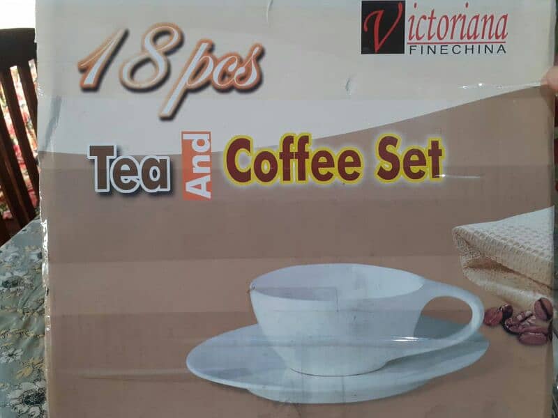 victoriana Tea and coffee set 18pcs with stand 0