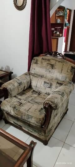 sheesham wood sofa set