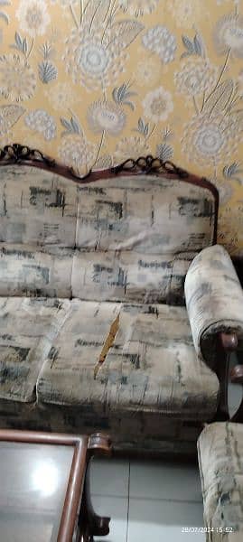 sheesham wood sofa set 2