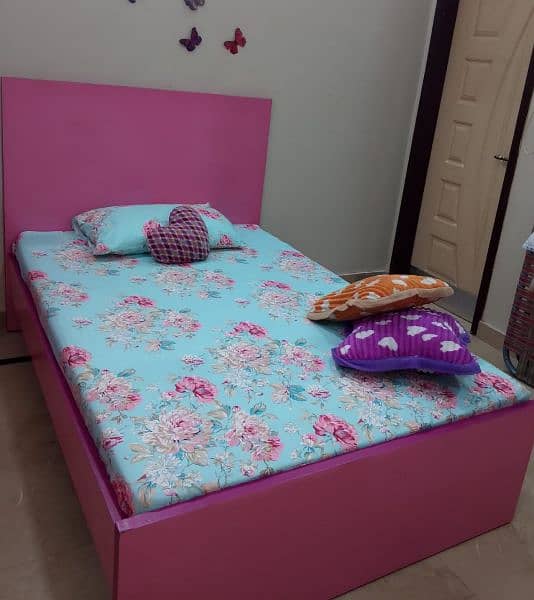 kids room furniture, single bed,mattress, wardrobe, Chester, dressing 2