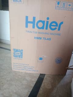 Haier twin tub washing machine and spinner