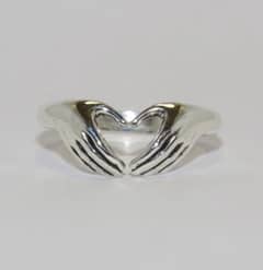 s925 hands heart ring italian silver 0