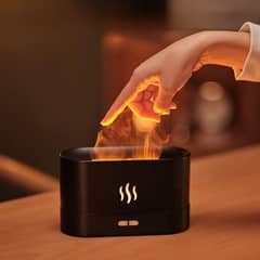 Flame Air Diffuser, Humidifier, Portable-noiseless Aroma