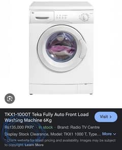 washing machine (6kg) front load