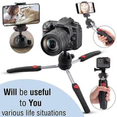 NP-888 Extendable Mobile Phone Camera Tripod With Holder/mobileholder