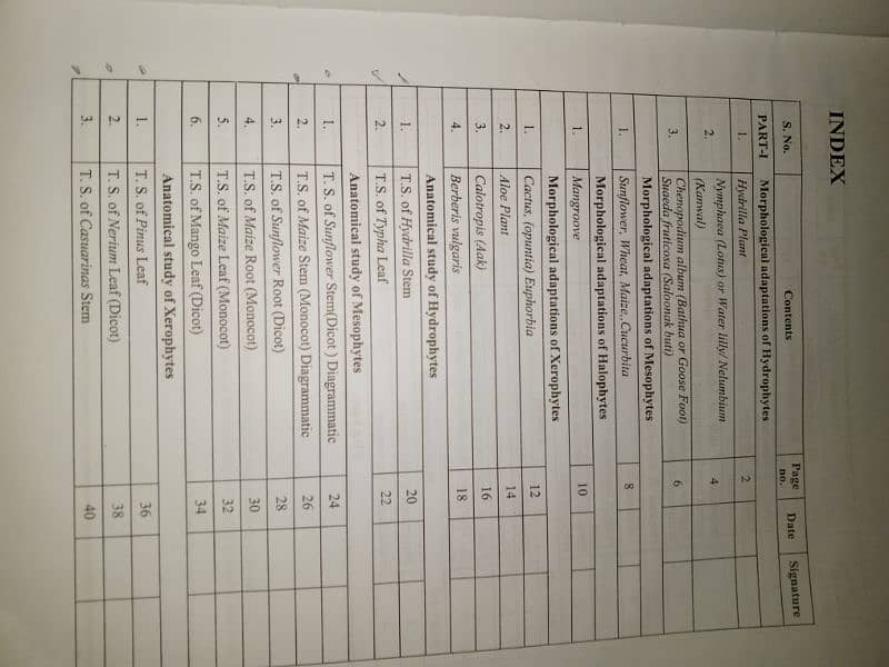 Dr. Qamar's Botany Practical Journal Xii 3