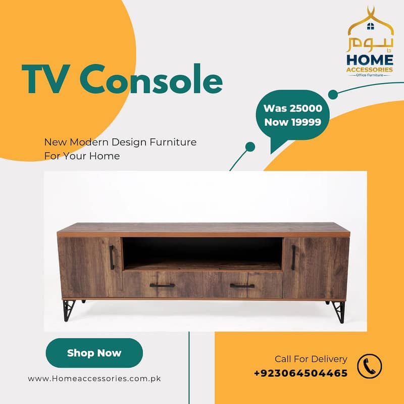 TV Rack set | LCD console | cabinet | Rack | Storage | Table | Trolle 0