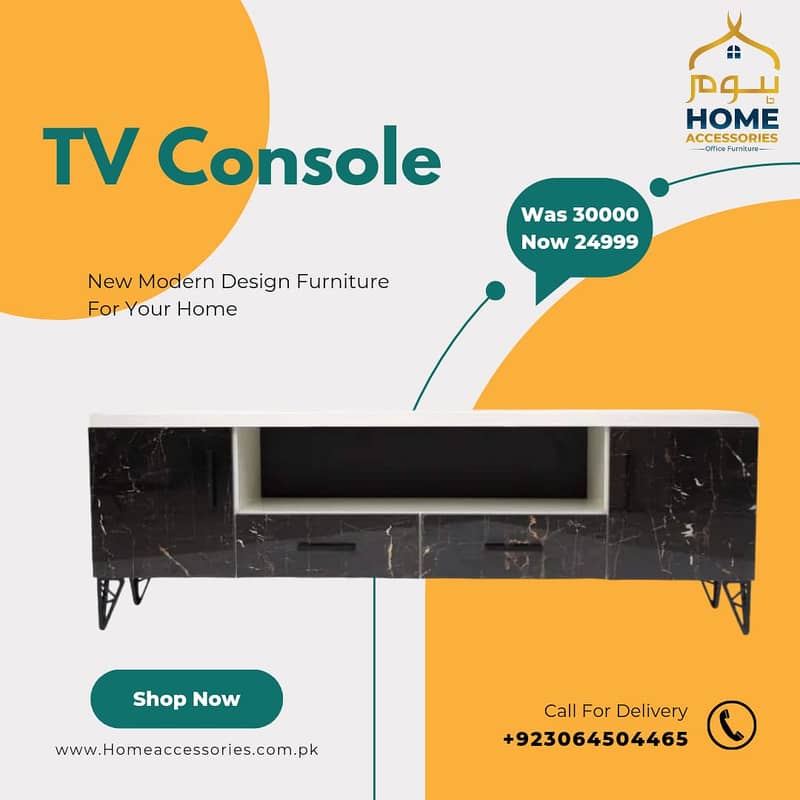 TV Rack set | LCD console | cabinet | Rack | Storage | Table | Trolle 5