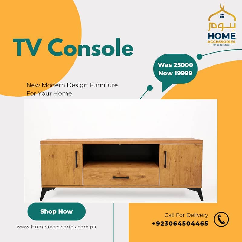 TV Rack set | LCD console | cabinet | Rack | Storage | Table | Trolle 5