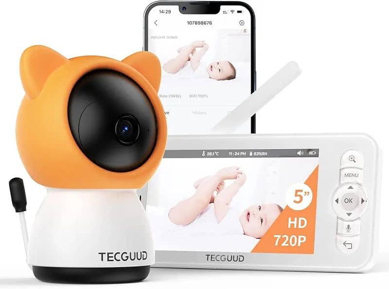 smart Baby Monitor with Camera with Smartphone App Control 2