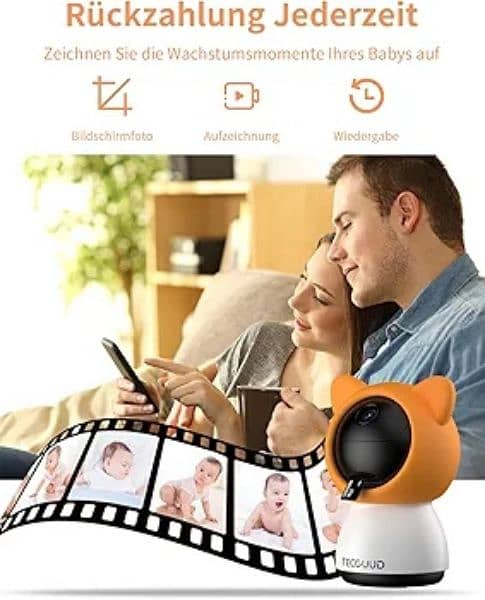 smart Baby Monitor with Camera with Smartphone App Control 3