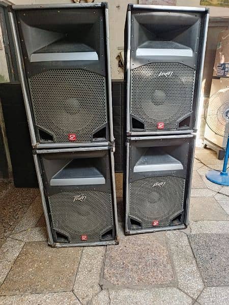 JBL m25 pro SP4 speakers 2 pairs, peavey sp2 speakers 2pairs 5