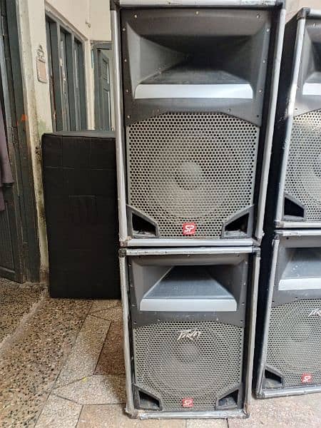 JBL m25 pro SP4 speakers 2 pairs, peavey sp2 speakers 2pairs 6