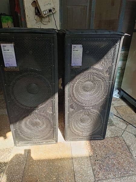 JBL m25 pro SP4 speakers 2 pairs, peavey sp2 speakers 2pairs 10