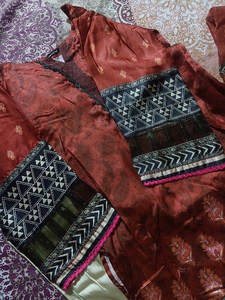 Amina B tex silk suit 3 piece 3