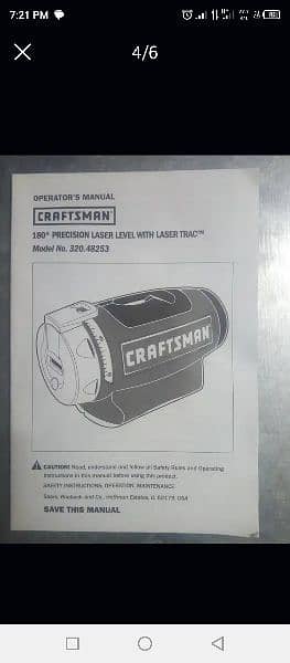 Laser Level Craftsman 3