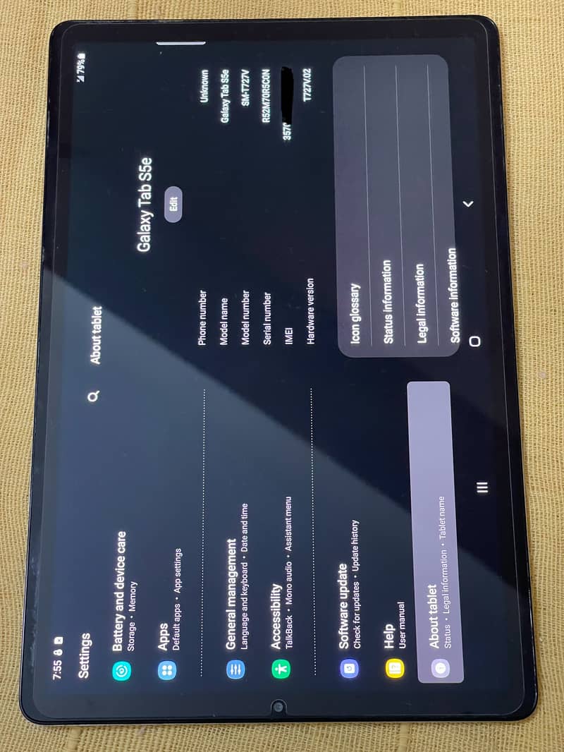 Samsung Tab S5e 1