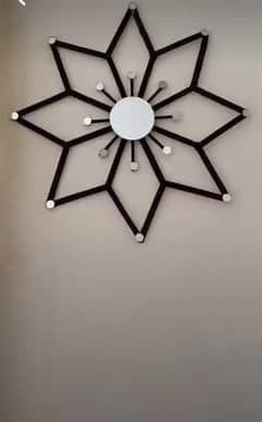 Wall hanging with mirror work