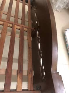 wooden bed set without mattress for sale