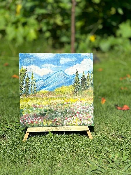 mountain land land scape painting 2